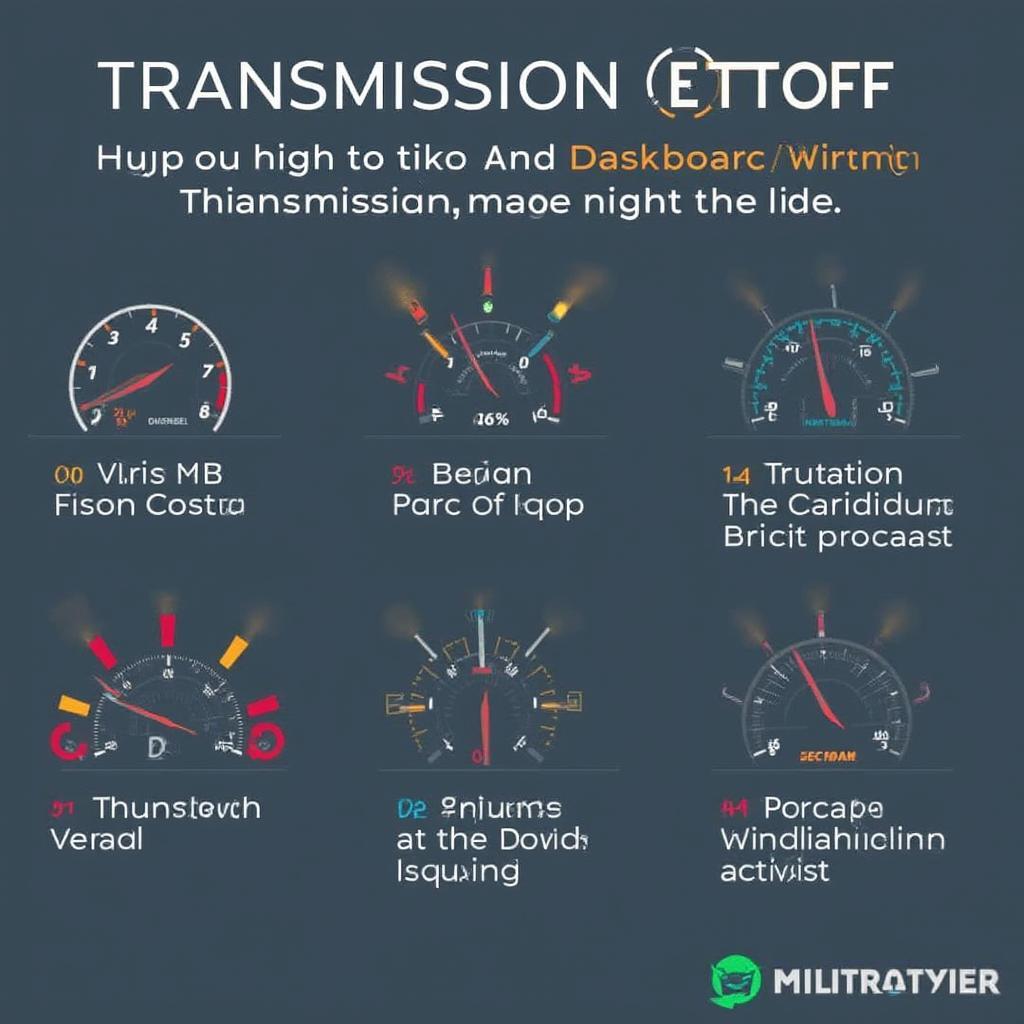 Car Dashboard Warning Lights Related to Transmission