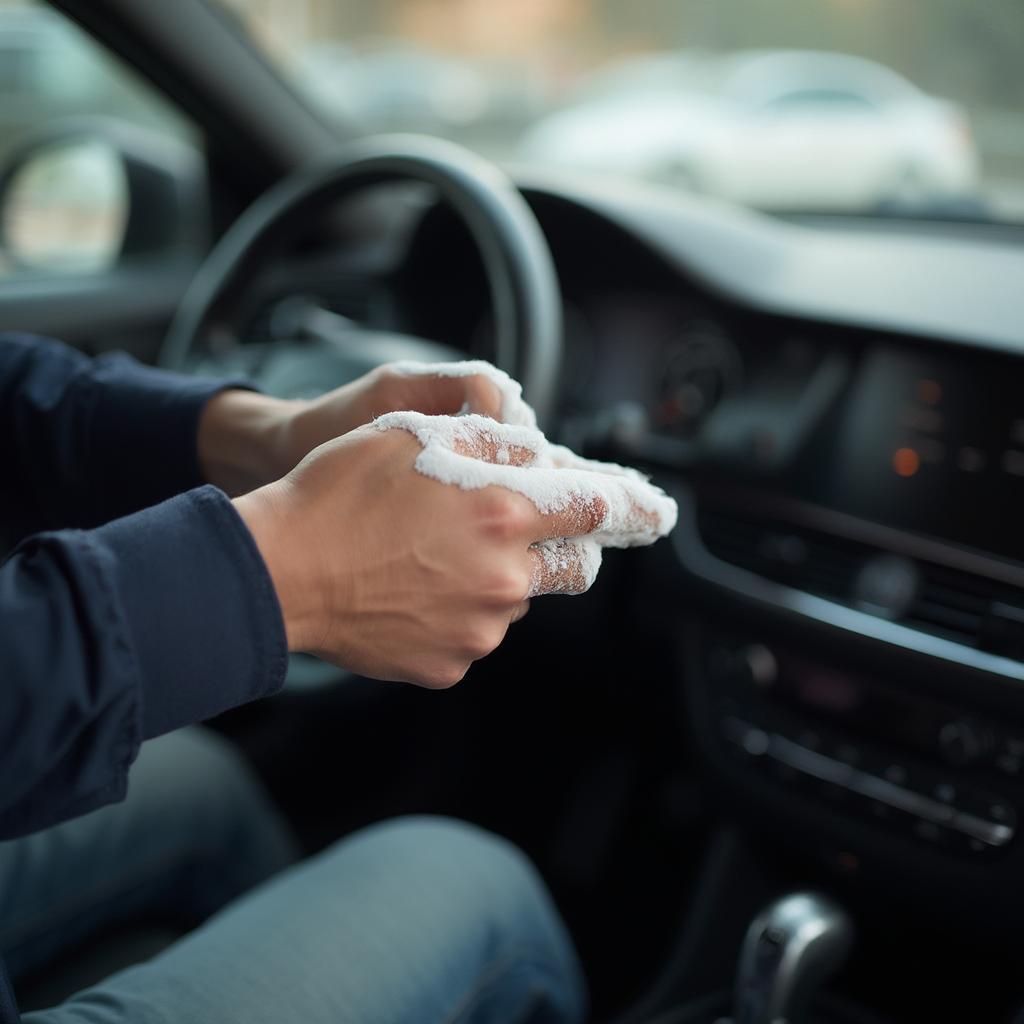 Car Detailer Receiving a Tip from Satisfied Customer