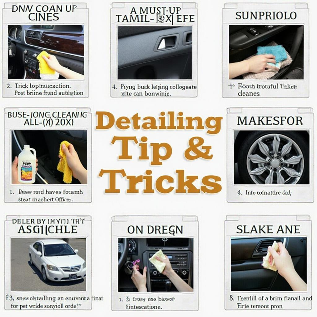 Various Car Detailing Tips and Tricks