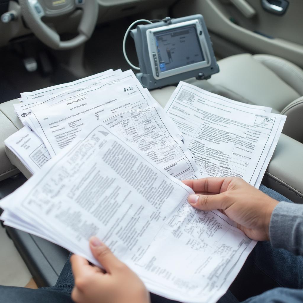 Organized Car Documents for Smooth Online Transaction