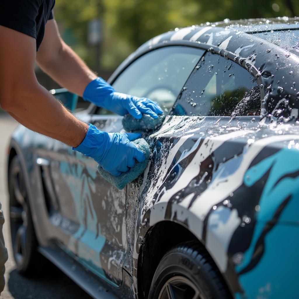 Maintaining Car Graphics with Proper Cleaning