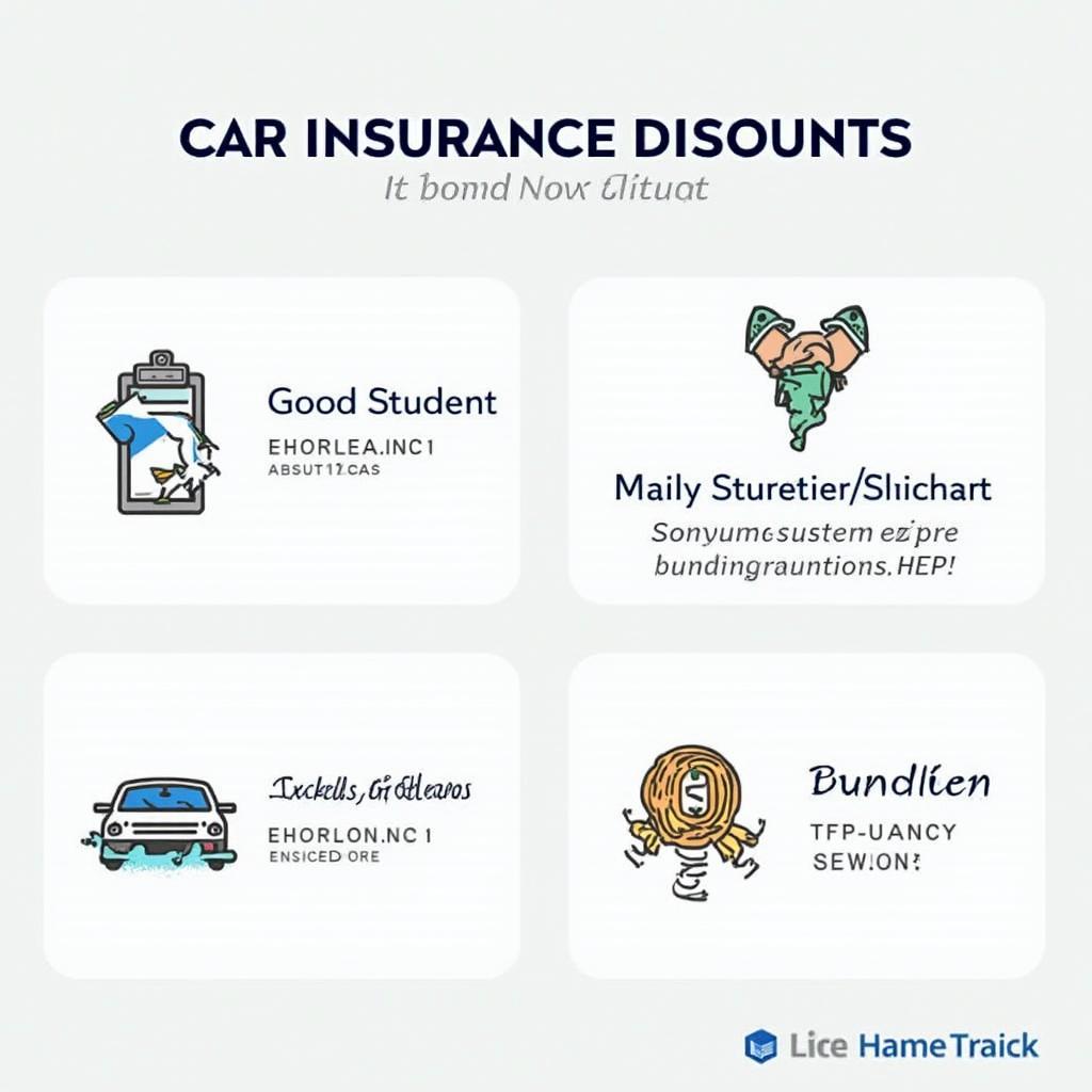 Various car insurance discounts available