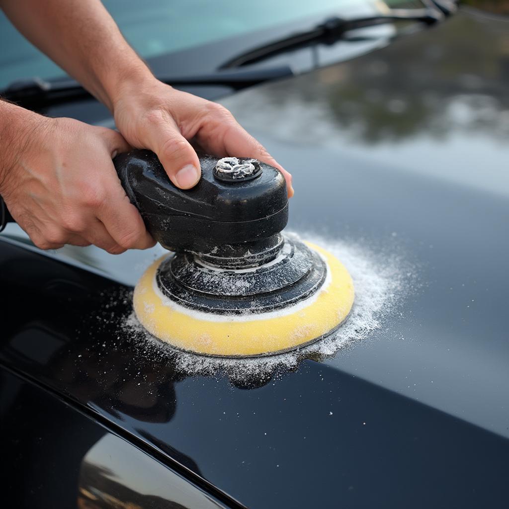 Correct Car Polishing Technique Demonstration