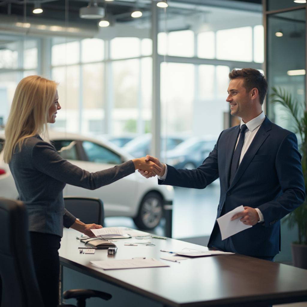 Negotiating the Price of a Car at a Dealership