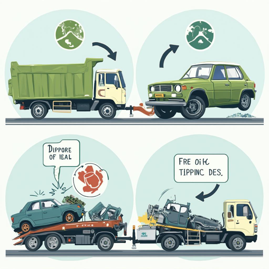 Managing Environmental Impact of Car Tractor Tipping