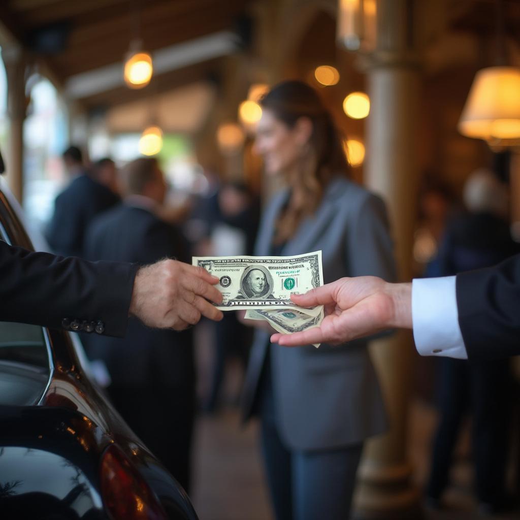 Car Valet Tipping Money