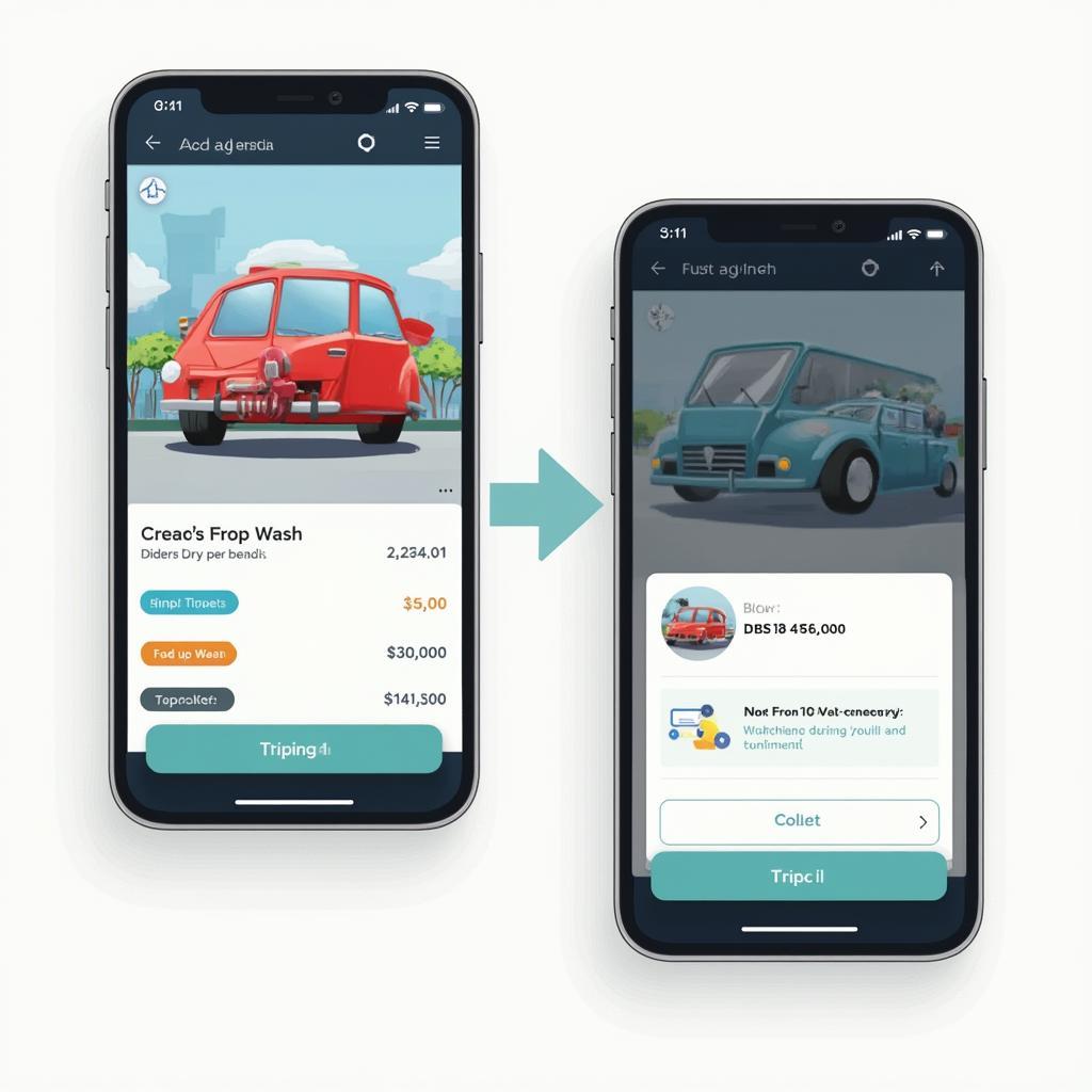 Tipping Options on Car Wash Apps