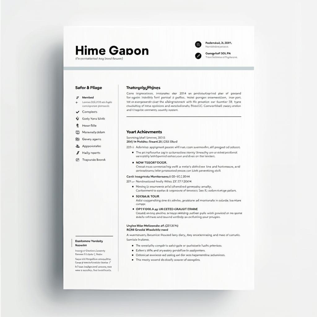 Example of a well-structured resume for a career changer highlighting transferable skills and achievements.