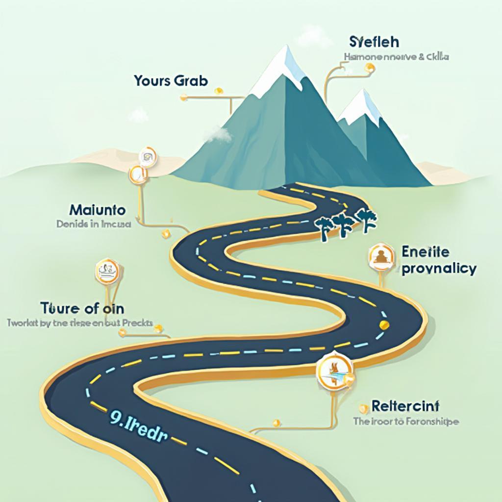 Visualizing Career Path with Steps and Milestones