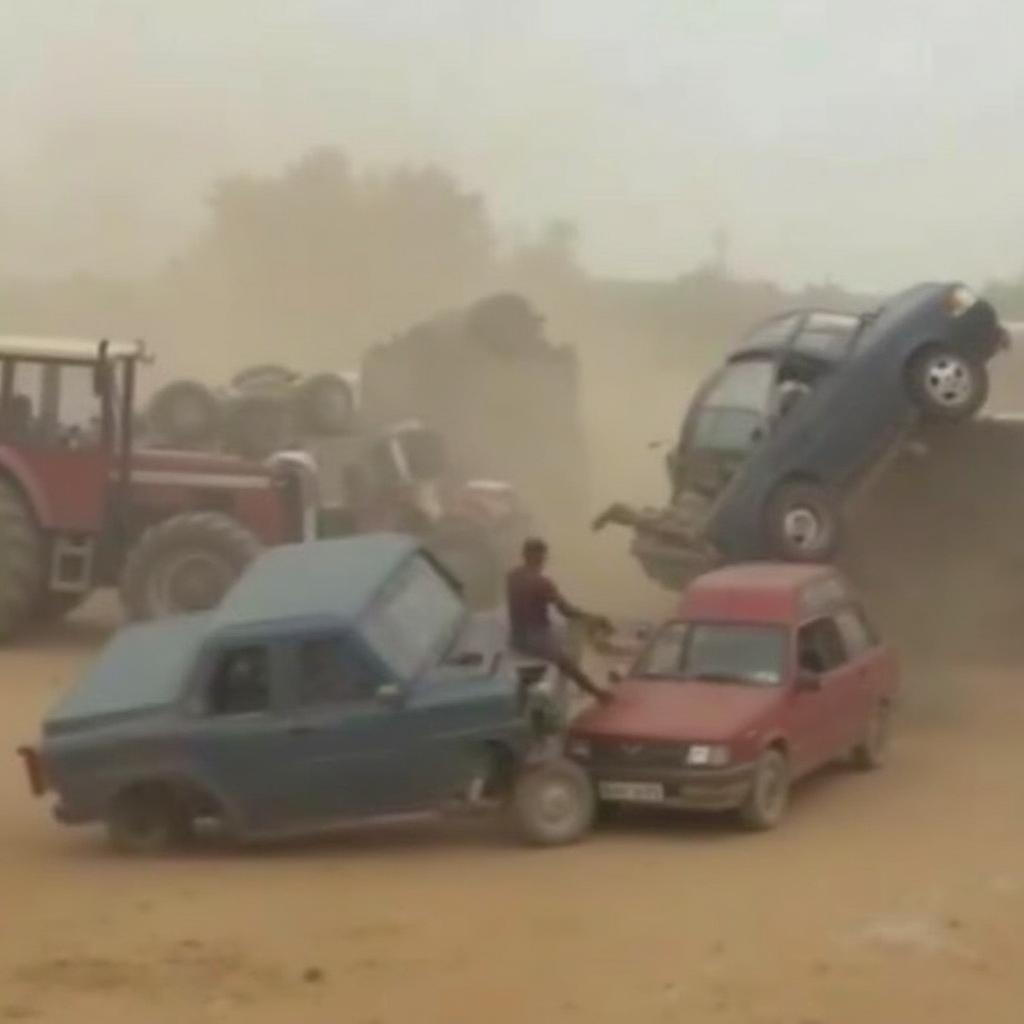 Cars Tractor Tipping Scene