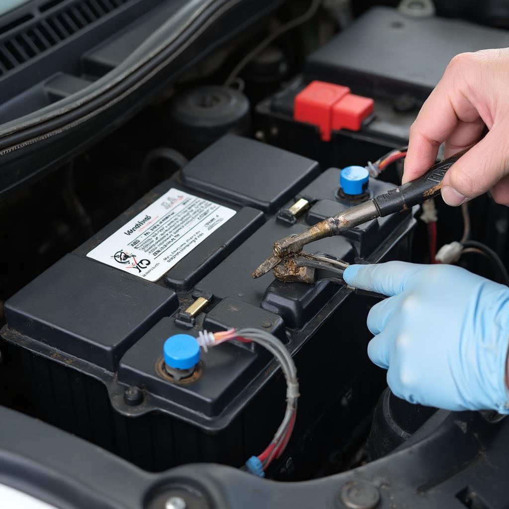 Checking Car Battery Connections