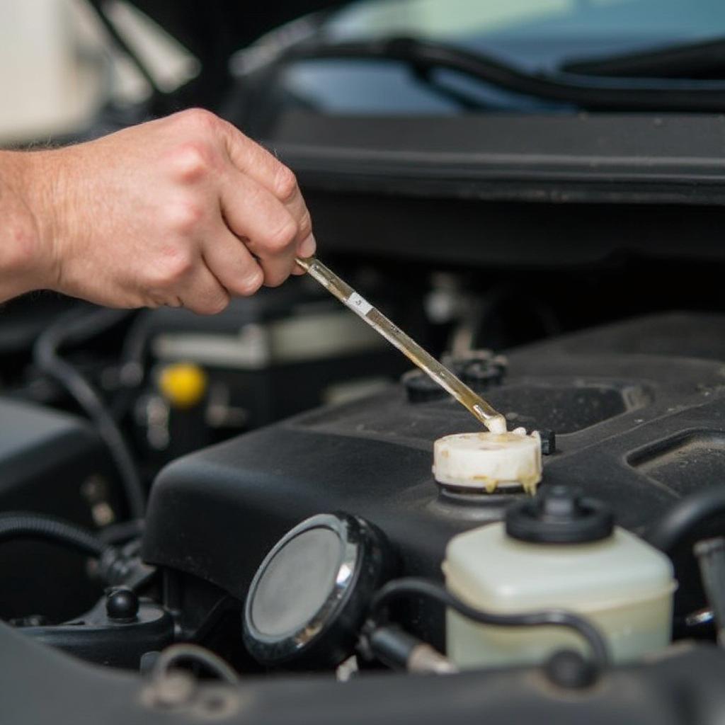 Checking Car Fluids