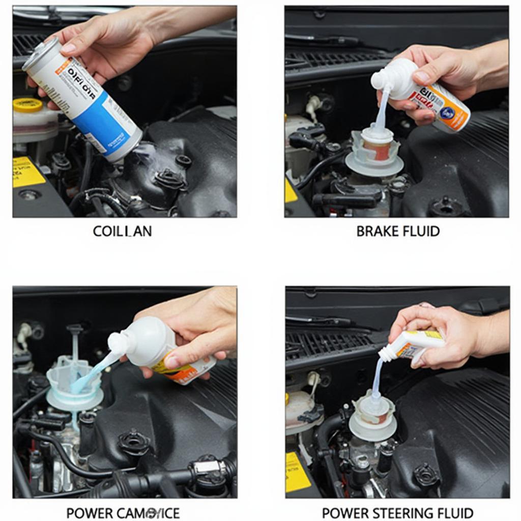 Checking Car Fluids During Service