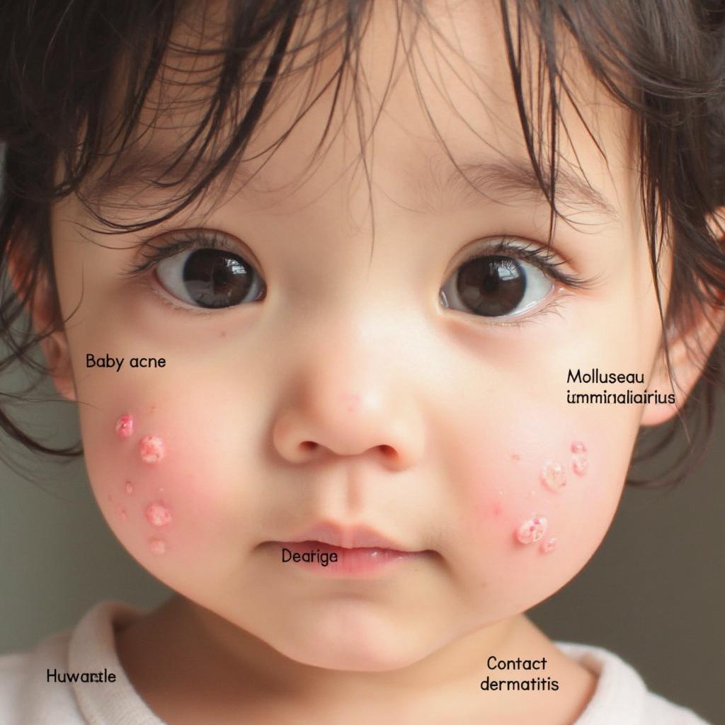 Types of Pimples on Children's Faces