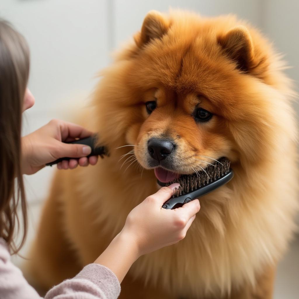 Chow Chow Brushing Techniques