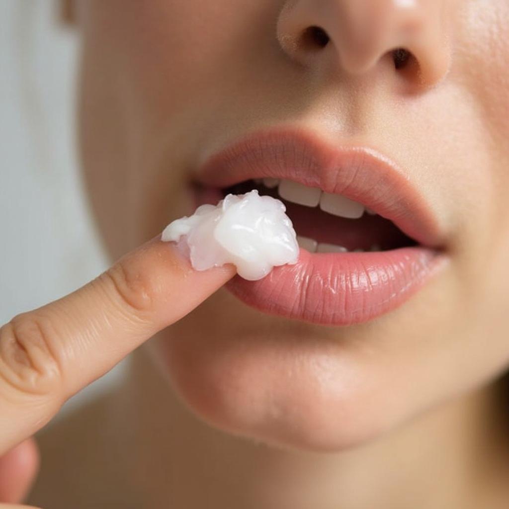 Applying Coconut Oil for Lip Care