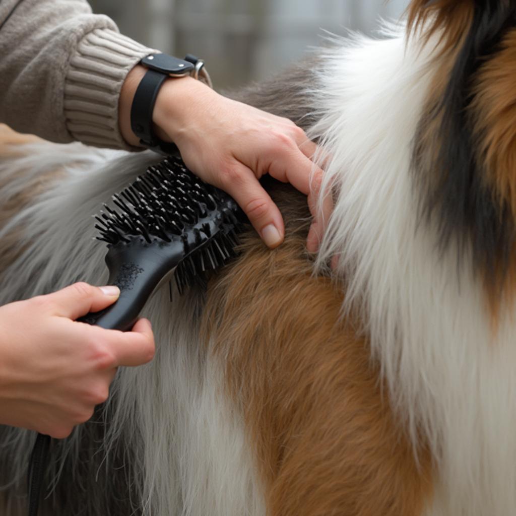 Collie Dog Grooming