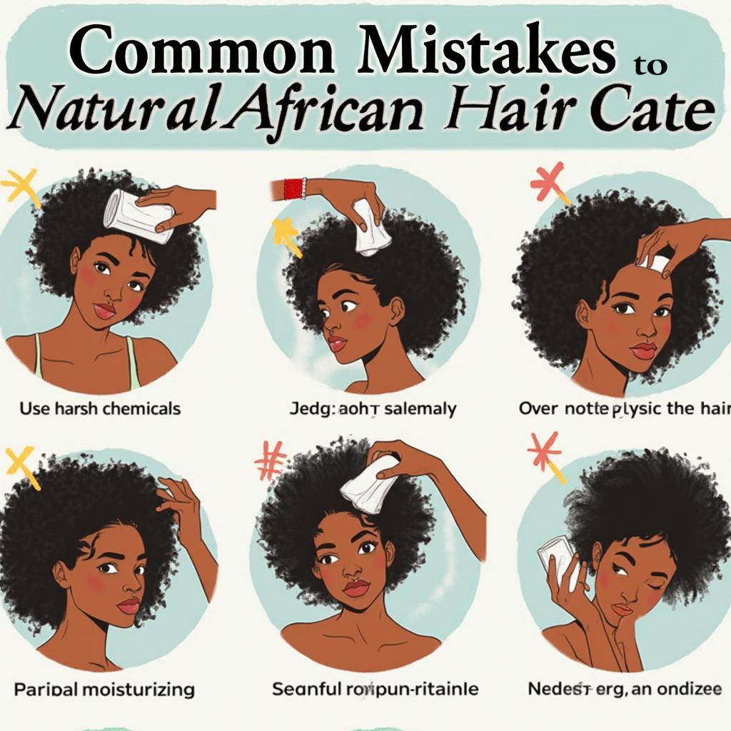 Common Mistakes in Natural African Hair Care