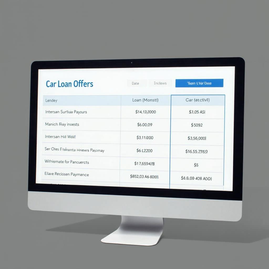 Comparing Car Loan Offers