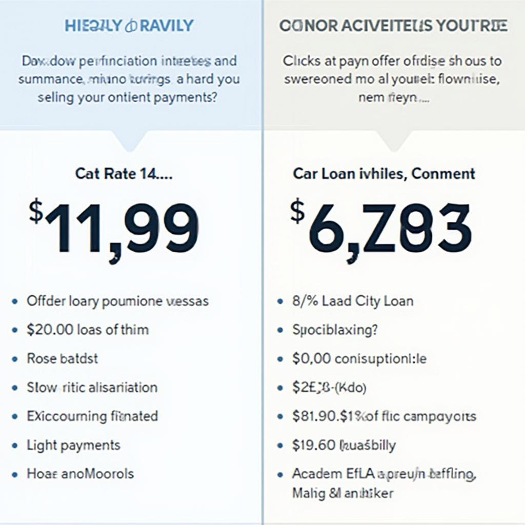 Comparing Car Loan Offers