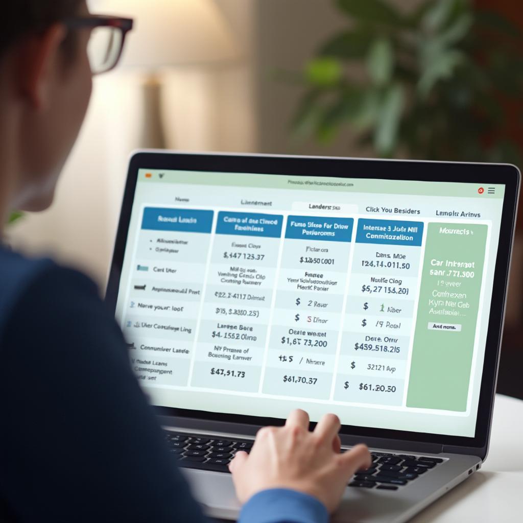 Comparing Car Loan Rates