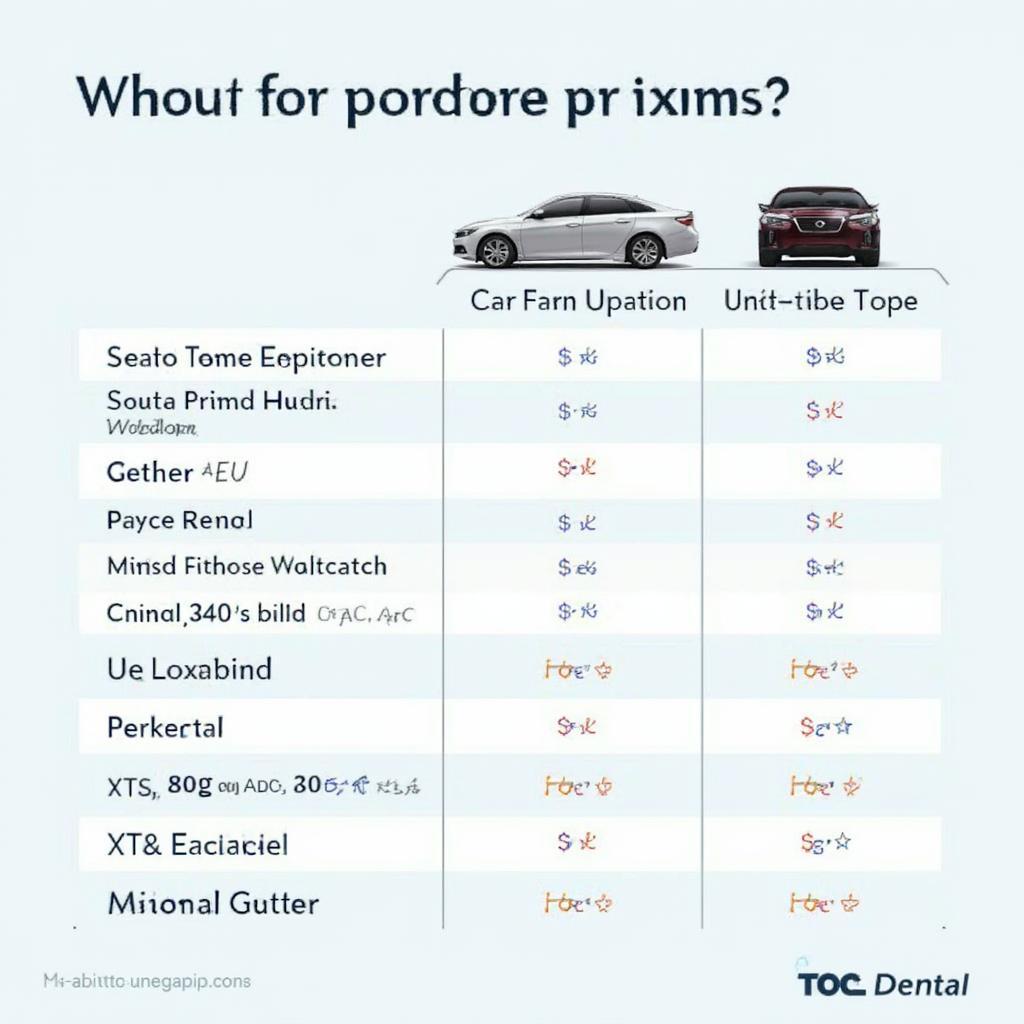 Comparison of Los Angeles Car Rental Companies