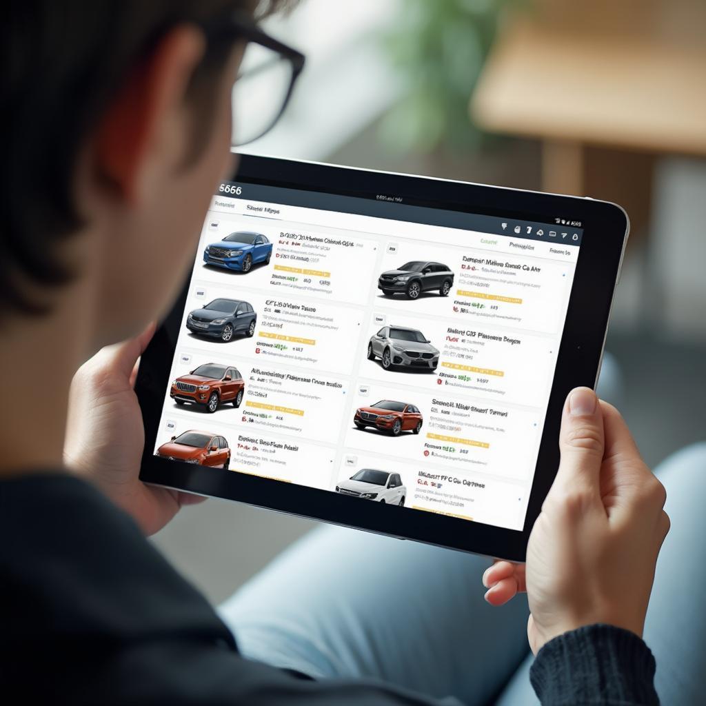 Comparing Used Car Listings Online