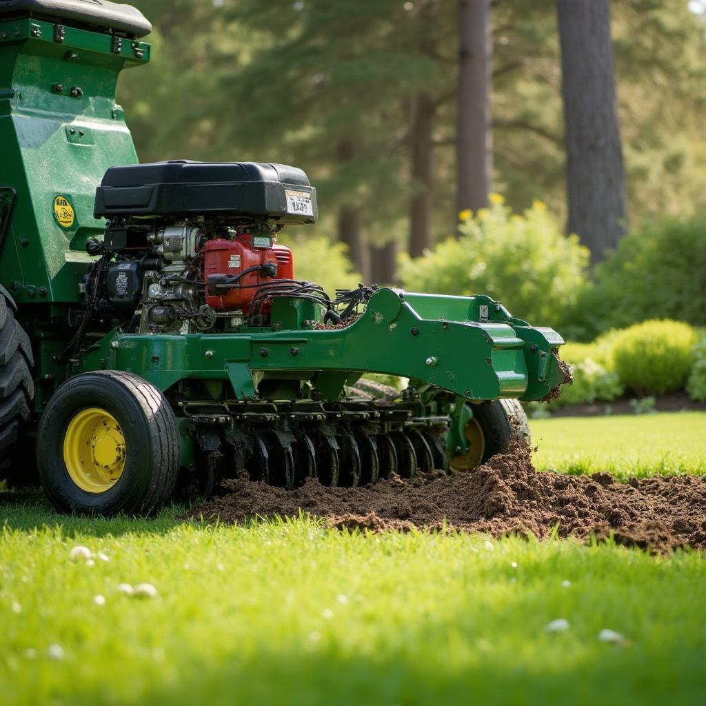 Core Aeration Process