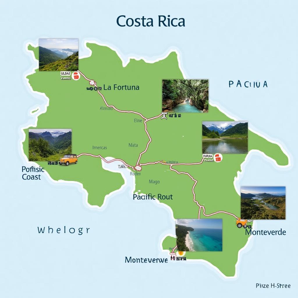 Costa Rica Road Trip Itineraries