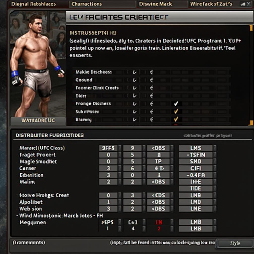 Creating a Fighter in UFC Undisputed 2009