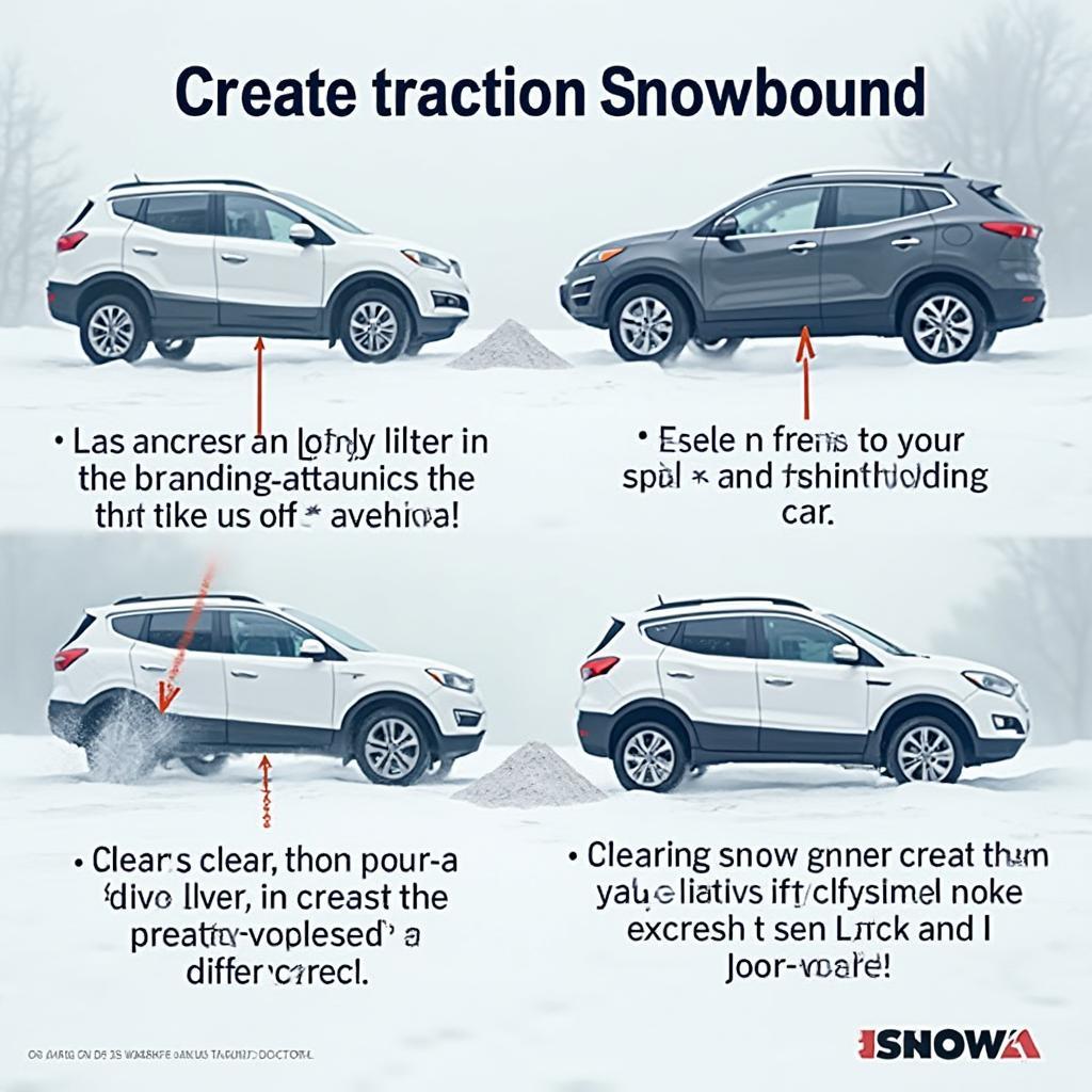 Creating Traction for Snowbound Car