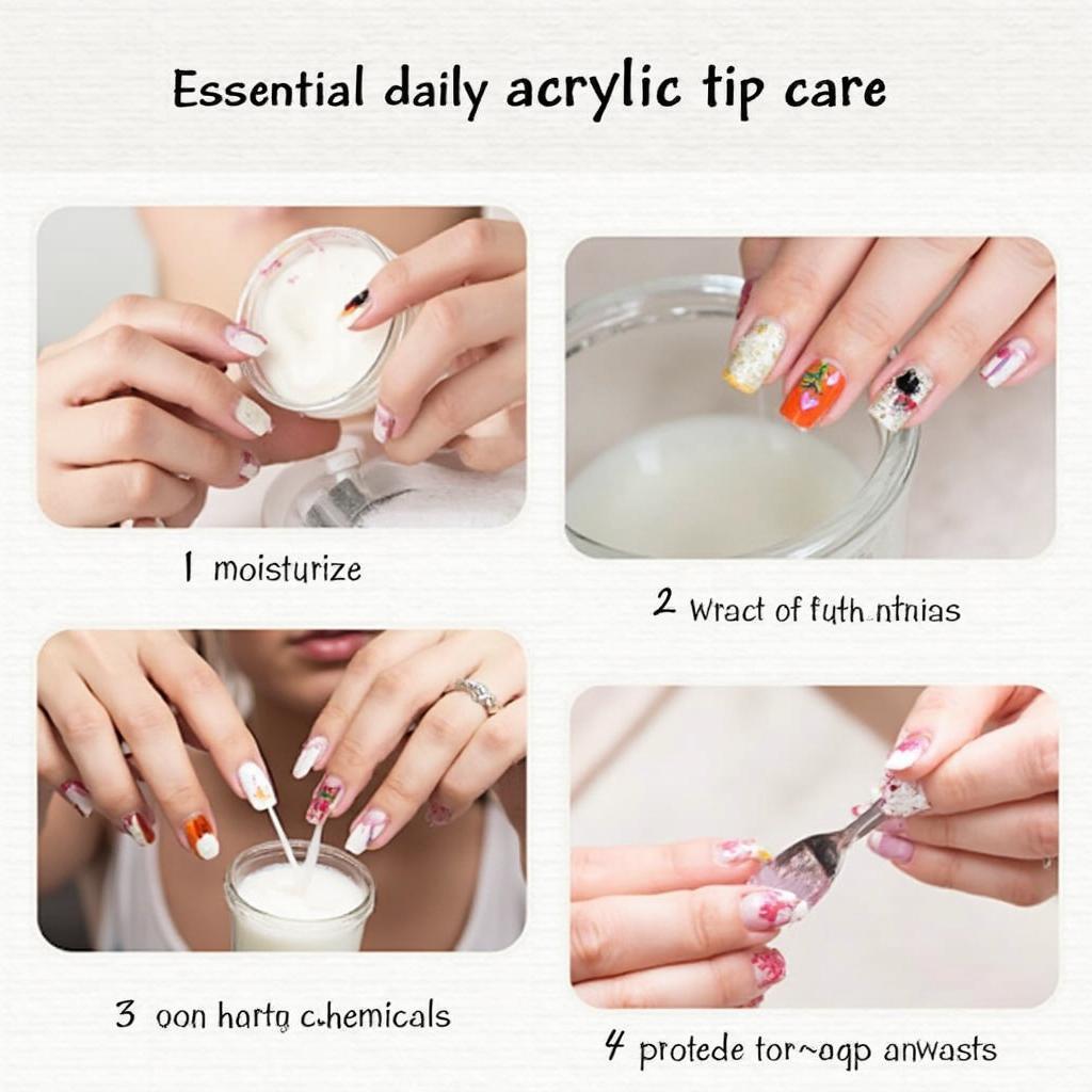 Daily Acrylic Tip Maintenance Routine