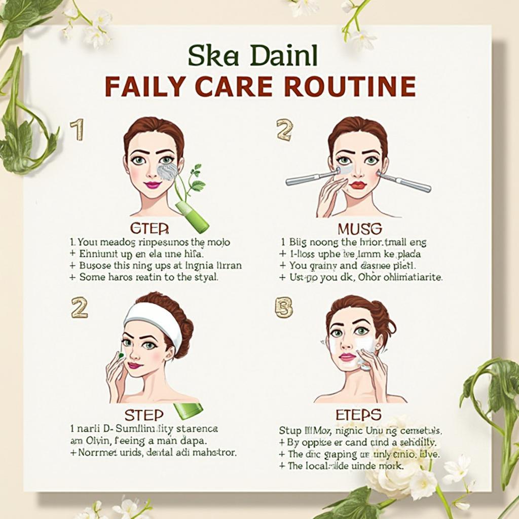 Daily Face Care Routine Steps in Tamil