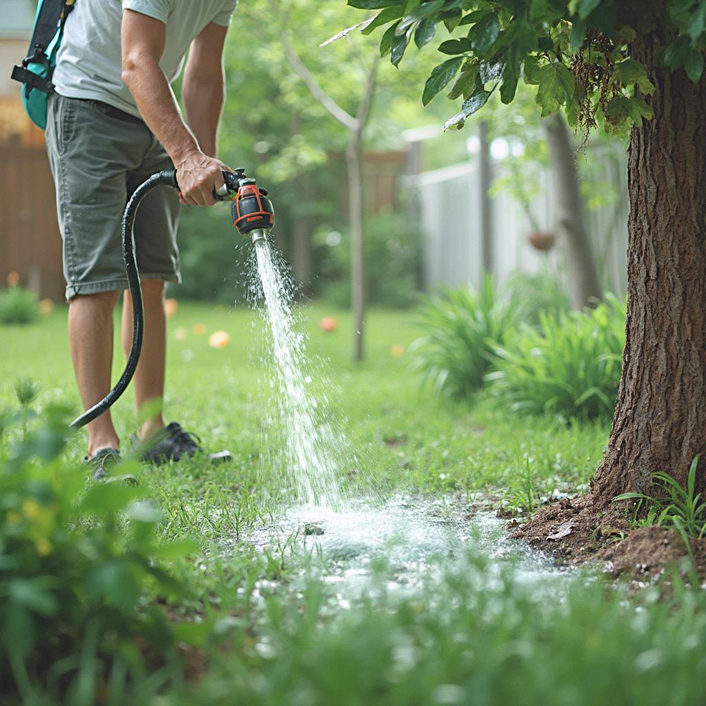 Deep Watering Techniques for Healthy Trees and Shrubs