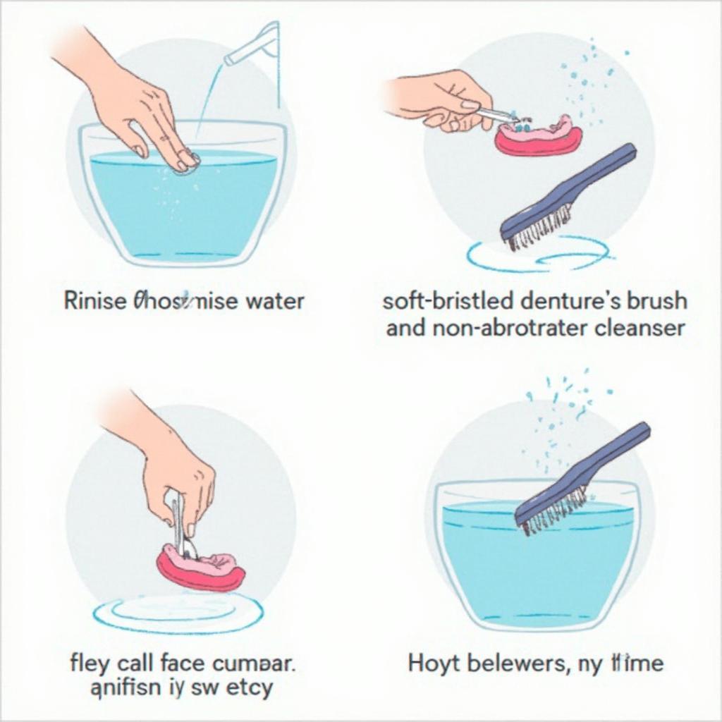 Daily Denture Cleaning Routine