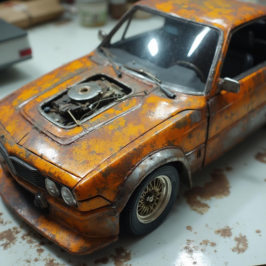 Detailed Model Car Finished Product