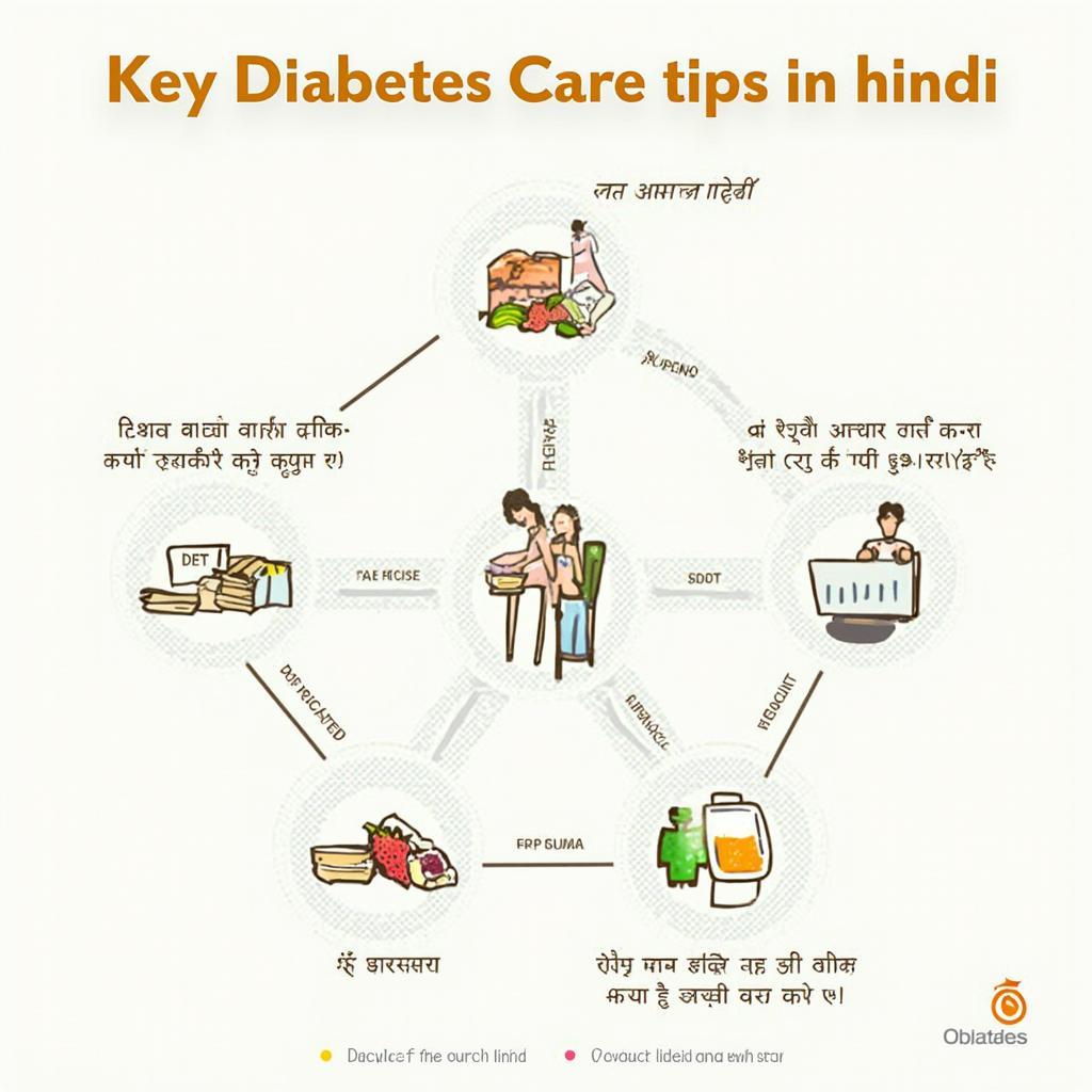 Diabetes Care Chart in Hindi