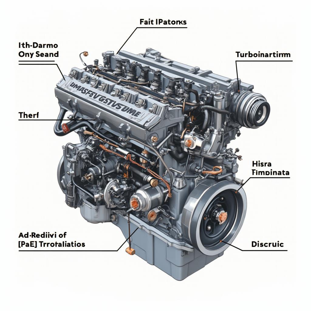 Diesel Engine Components Diagram