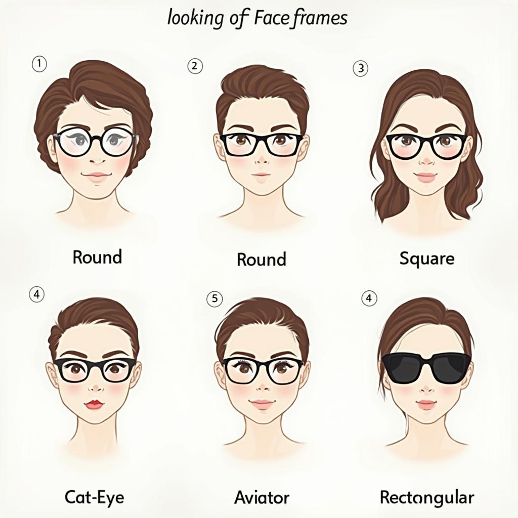 Different Eyeglass Frame Styles for Various Face Shapes