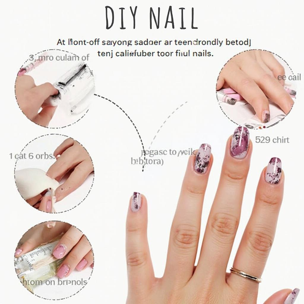 DIY Nail Art Using Household Items