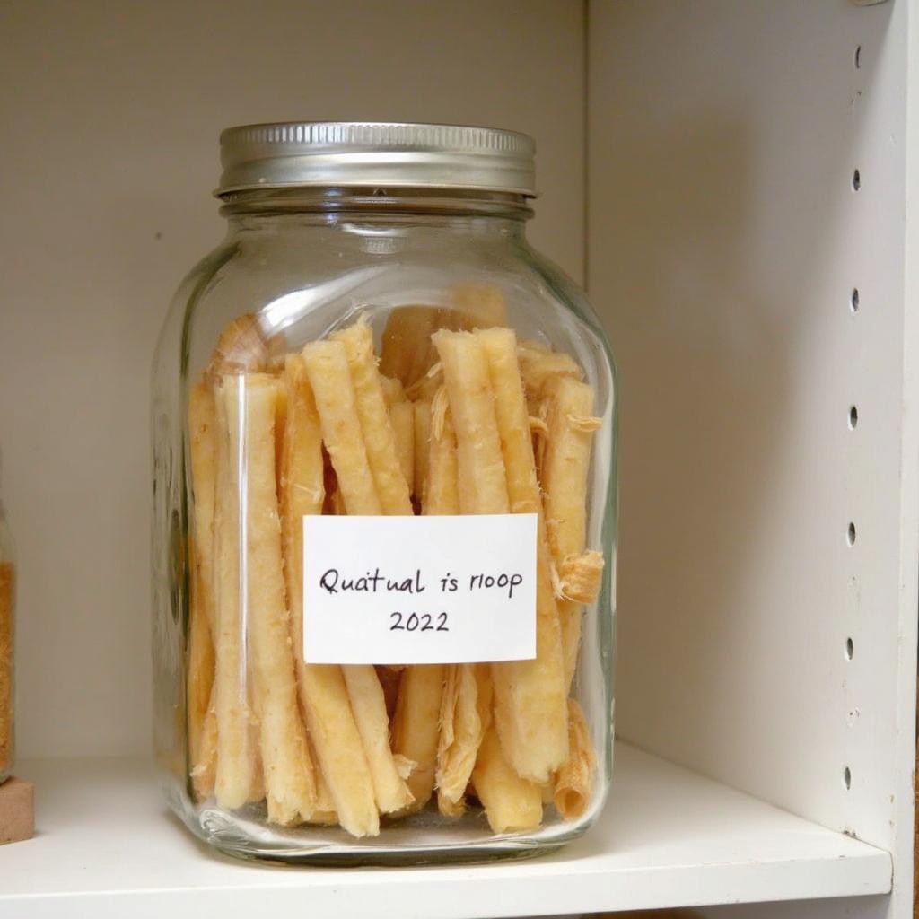 Dried Agar-Agar Storage