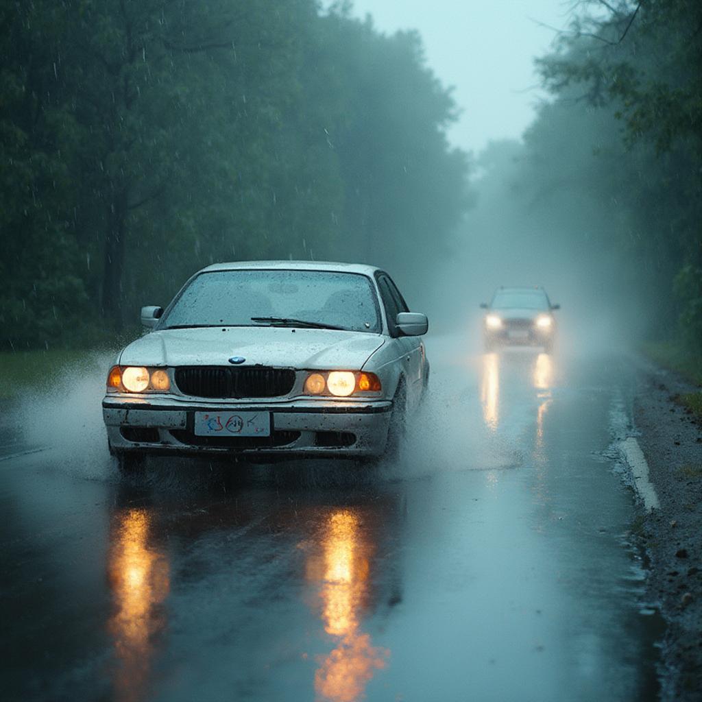 Safe Driving Practices in Rain, Snow, and Fog