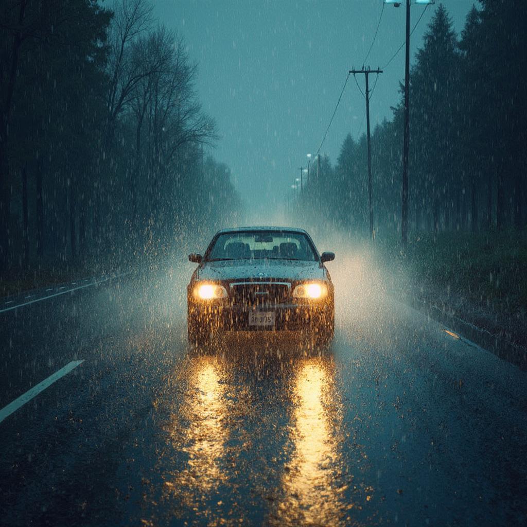 Driving Safely in Rain, Snow, and Fog