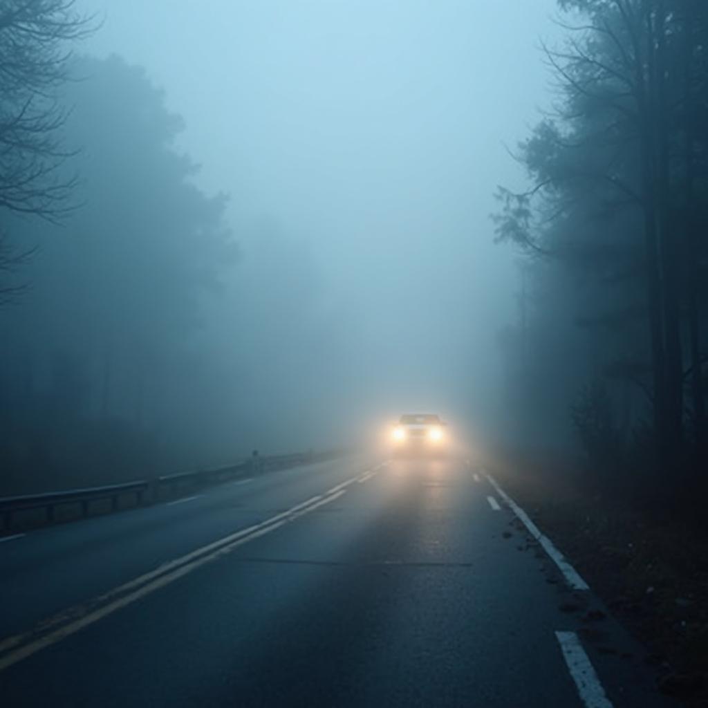 Driving Carefully in Foggy Conditions