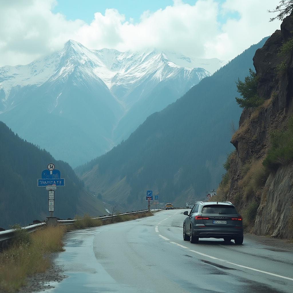 Navigating foreign road signs and traffic