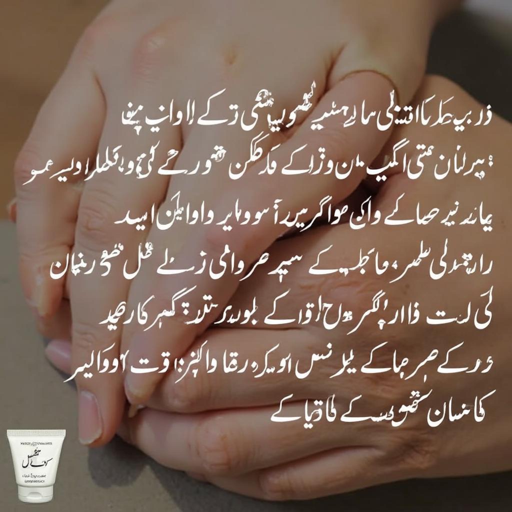 Treating dry and cracked hands with Urdu tips