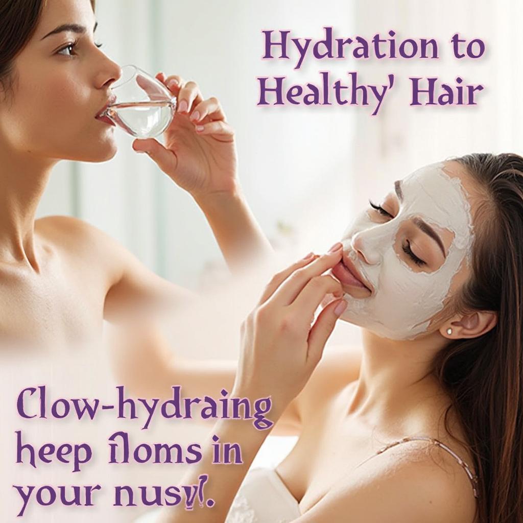 Hydration tips for dry damaged hair