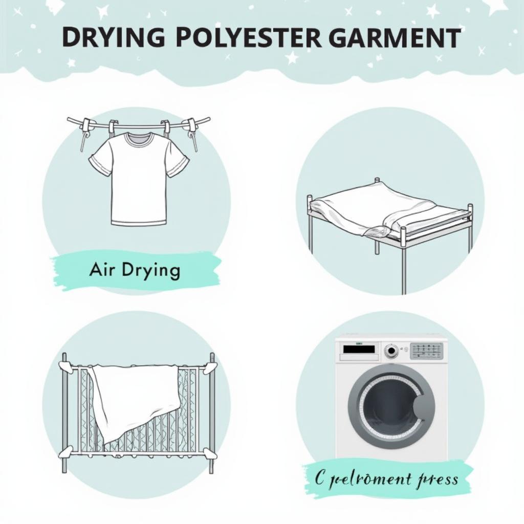 Drying Polyester Garments