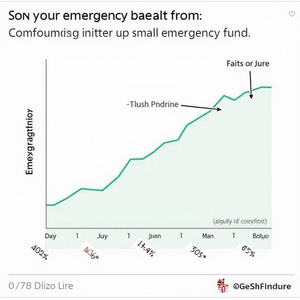 Growth Chart of an Emergency Fund