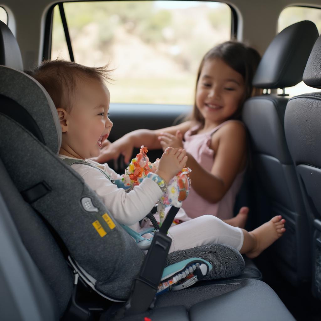 Entertaining Baby on a Car Ride